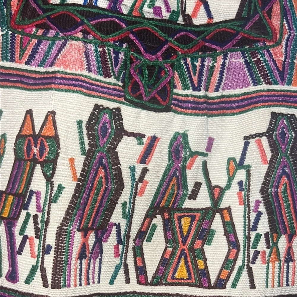 Multicolor Patterned Tote Bag
